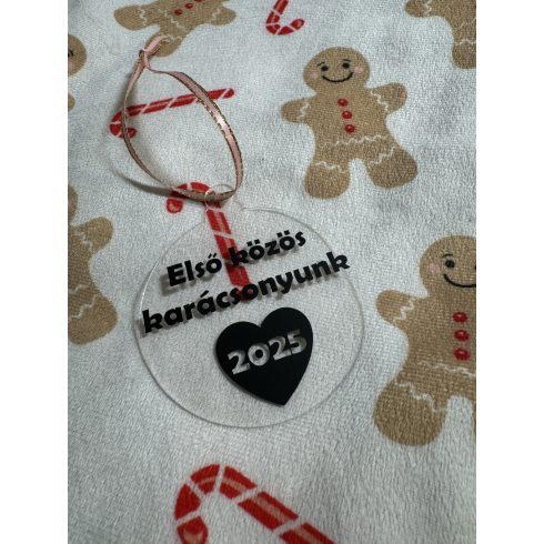 Első közös karácsonyunk karácsonyfadísz