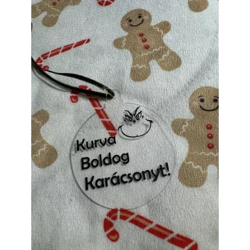 Vicces grincs karácsonyfadísz