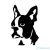 Boston terrier matrica 7