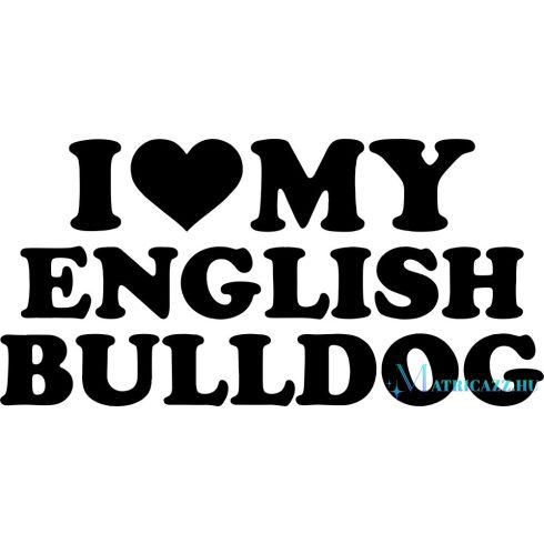 Angol bulldog matrica 21