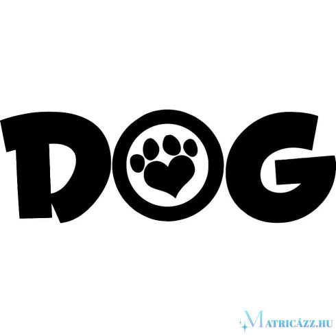 Kutya DOG matrica