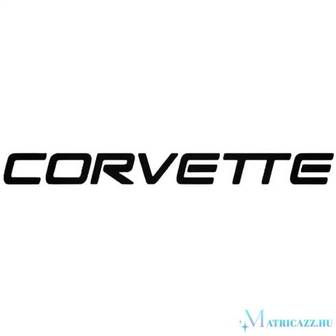 Corvette embléma matrica 