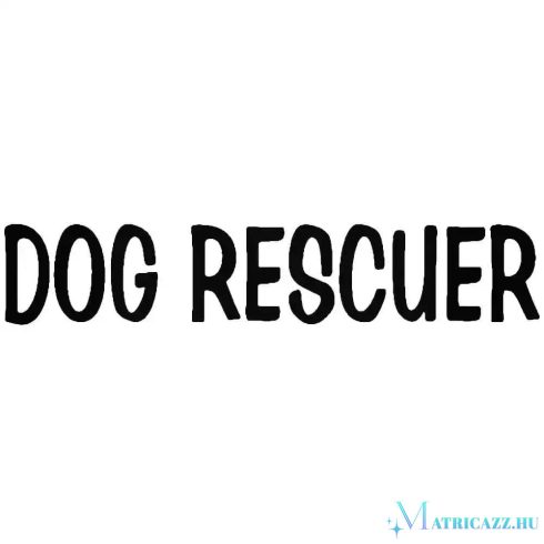 DOG RESCUER matrica