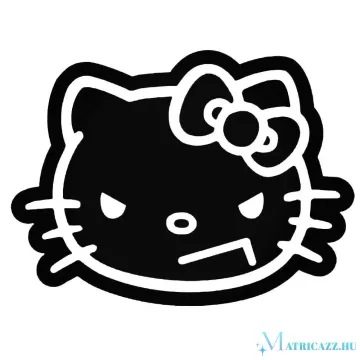 Gonosz Hello Kitty matrica