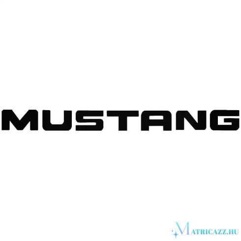 Ford Mustang matrica felirat