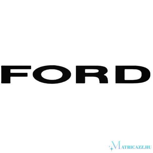 Ford matrica egyszerű felirat "1"