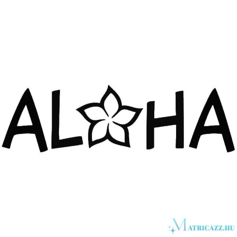 Aloha felirat - Szélvédő matrica