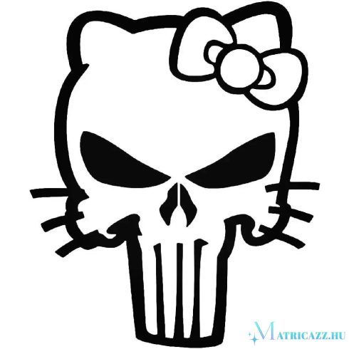 Hello Kitty matrica Punisher