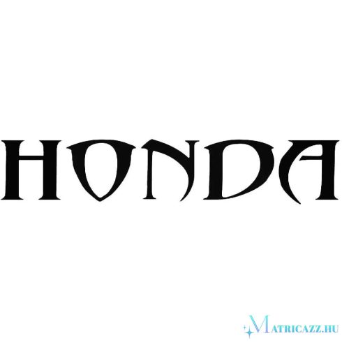 Honda matrica Tribal felirat