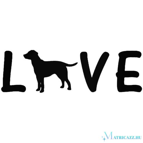 Love Labrador matrica