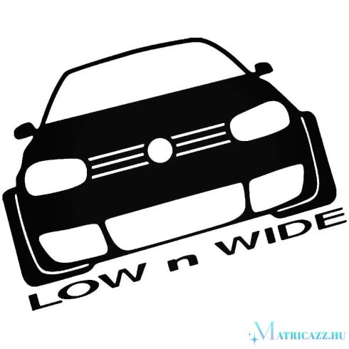 Volkswagen matrica Low and Wide