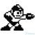 Mega Man 8-bit "1" matrica
