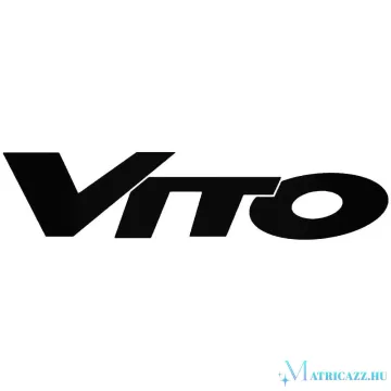 Mercedes Vito "1" felirat matrica