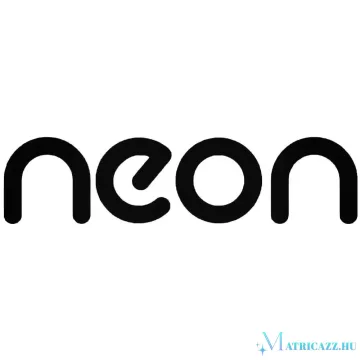 Neon "1" felirat matrica