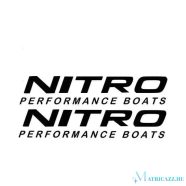 2x Nitro Performance - Szélvédő matrica