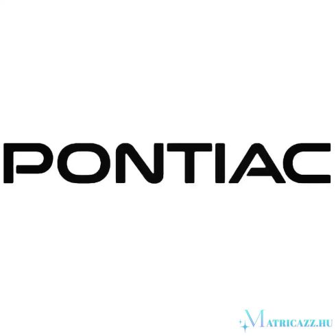 Pontiac felirat "1" matrica