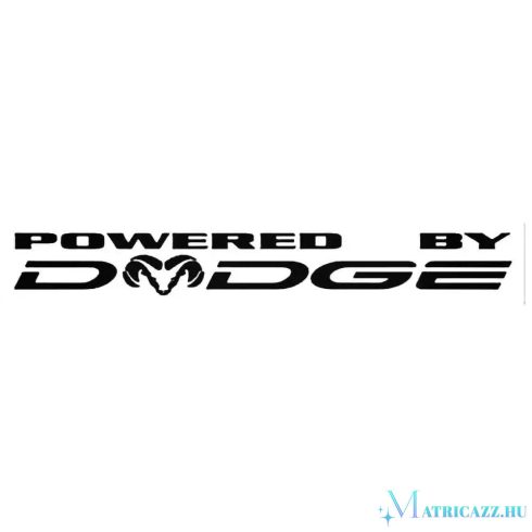 Powered By Dodge matrica