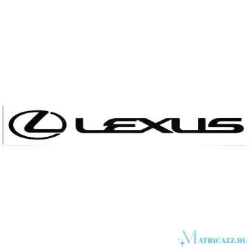 Lexus jel és felirat matrica
