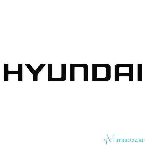 Hyundai egyszerű felirat matrica