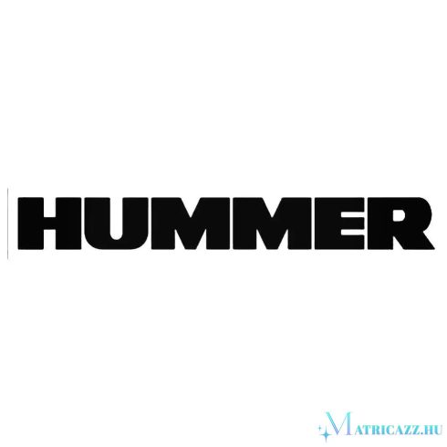 HUMMER felirat - Autómatrica