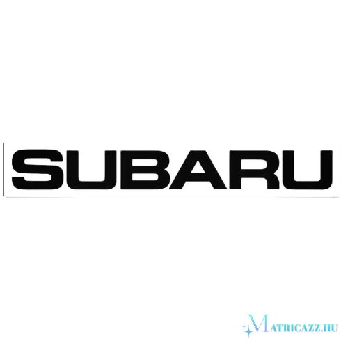 Subaru egyszerű felirat matrica 