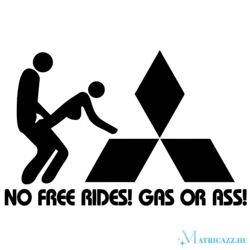 Mitsubishi no free Rides! Matrica