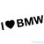 I Love BMW felirat matrica