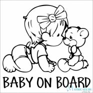 Baby on Board "15" autómatrica
