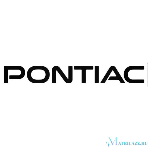 Pontiac "11" felirat matrica