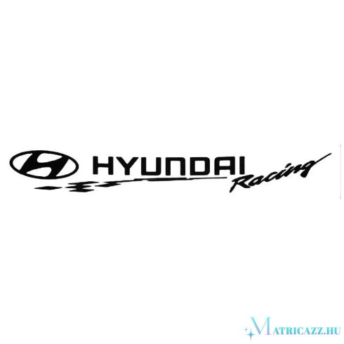 Hyundai Racing felirat matrica