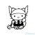 Hello Kitty matrica Thor