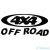 4x4 Off Road "16" - Szélvédő matrica