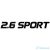 2.6 Sport - Szélvédő matrica