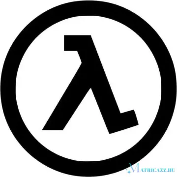 Half-Life logó matrica