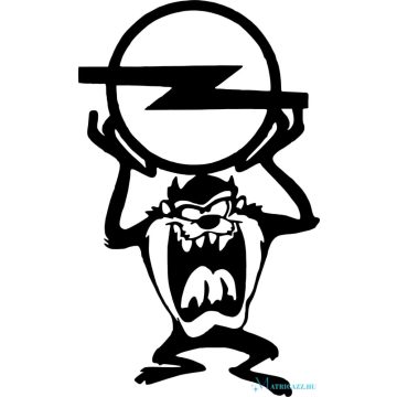 Tasmán ördög Opel matrica 2