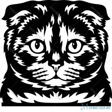 Díszes macska matrica 2