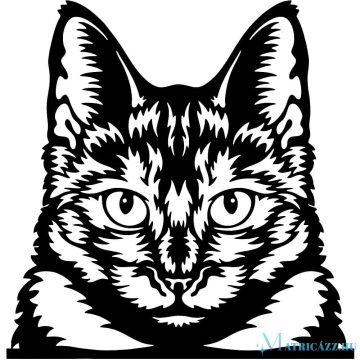 Díszes macska matrica 3
