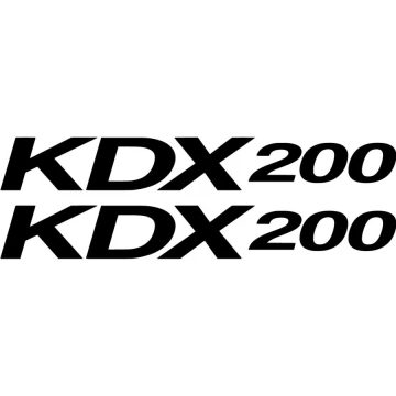 Kawasaki KDX 200 matrica szett