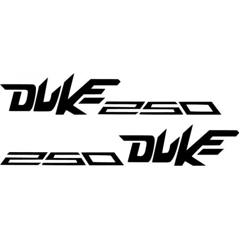 KTM Duke 250 matrica készlet