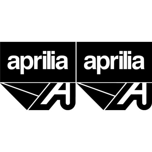 Aprilia A logo matrica készlet