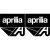 Aprilia A logo matrica készlet