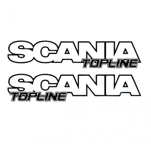 SCANIA topline matrica készlet