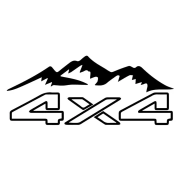 4x4 mountain prémium matrica 30 cm