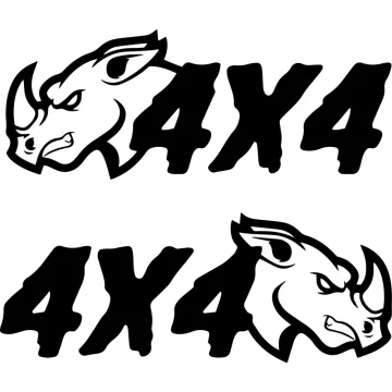 OFF ROAD RHINO 4x4 matrica szett 2 db