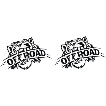 OFF ROAD TIGRIS matrica szett 2x40 cm