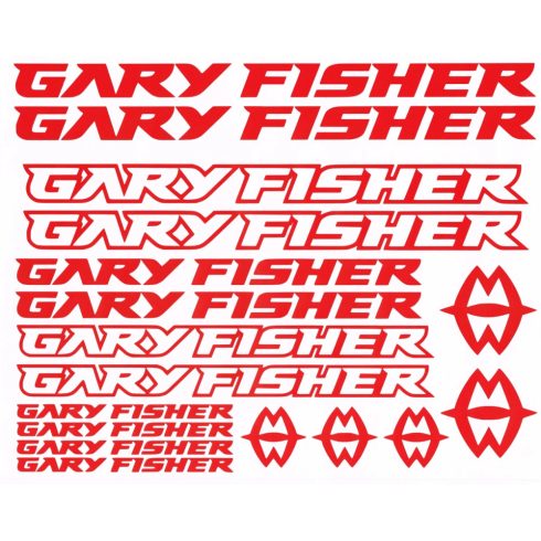 Gary Fisher elit bicikli matrica szett