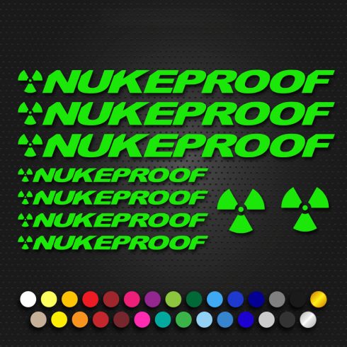 Nukeproof elit bicikli matrica szett