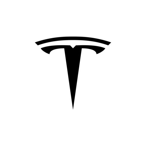 Tesla logó matrica