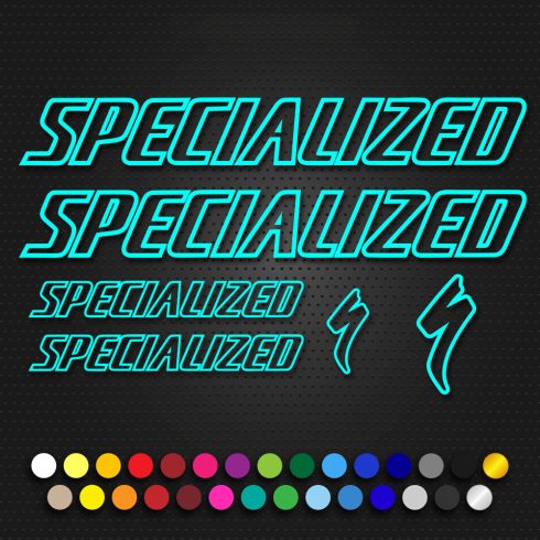 Specialized bicikli dekor szett