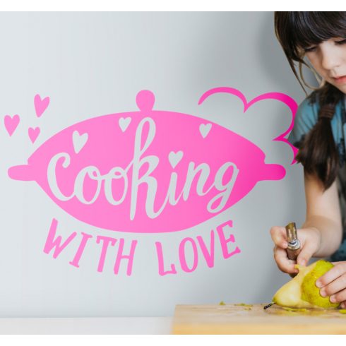 Cooking with love matrica